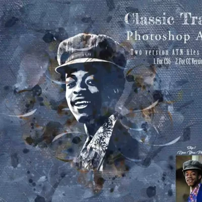 Classic Tracing Photoshop Action