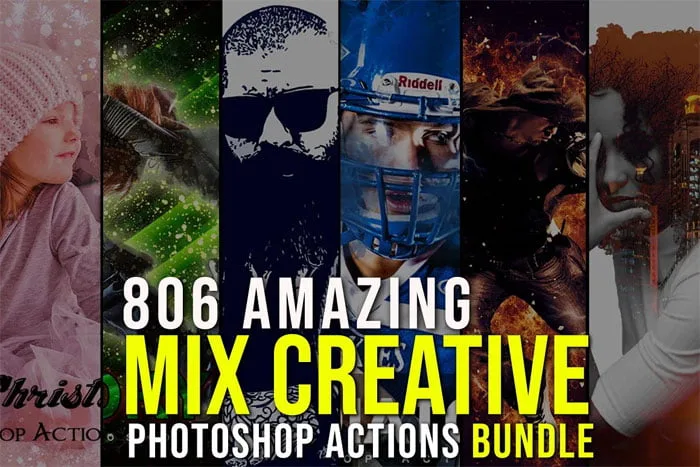 CreativeMarket 806 Creative Photoshop Action Bundle CreativeMarket 806 Creative Photoshop Action Bundle