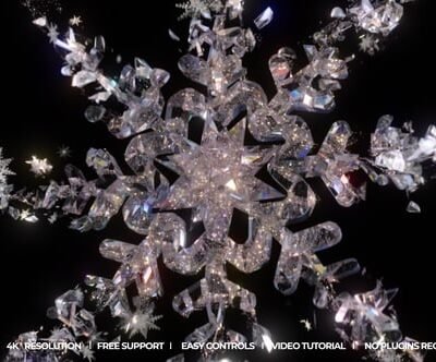 Crystal Snowflakes Intro