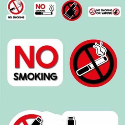No Smoking Clipart 10 Vector Bundle