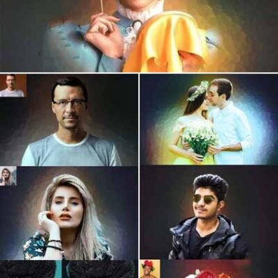 Realistic Oil Paint Photo Effect