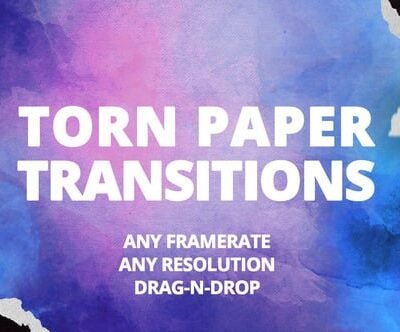 12 Torn Paper Transitions