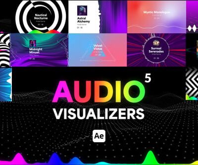 5 Audio Visualizers Pack