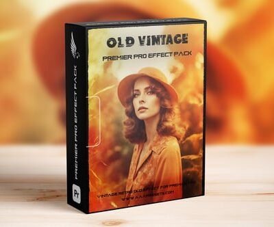 8mm Retro Film Overlay Style Premiere