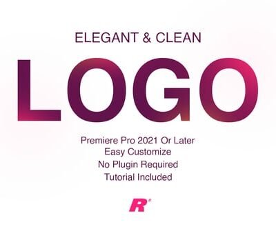 Elegant Clean Logo For Premiere Pro