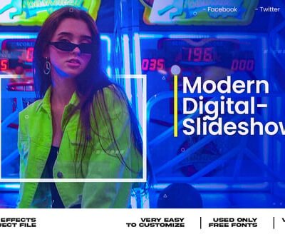 Modern Digital Slideshow Digital Presentation