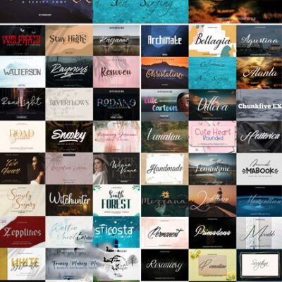 100 Fonts Bundle