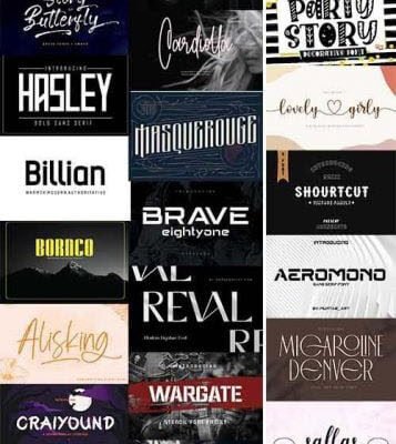 100 Super Creative Fonts WebFonts