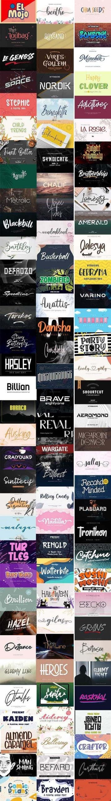 100 Super Creative Fonts Web 100 Super Creative Fonts WebFonts