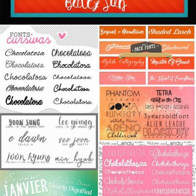 150 Awesome Fonts Collection