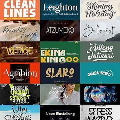 30 Special Font Bundle