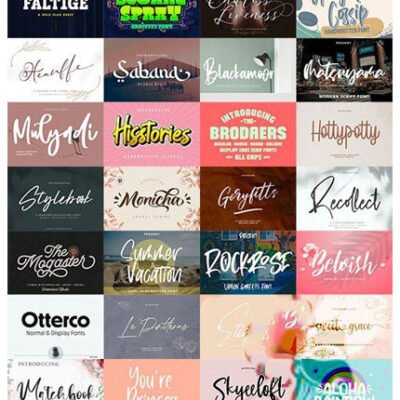 48 Awesome Fonts Bundle