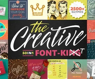 50 In 1 The Creative Font