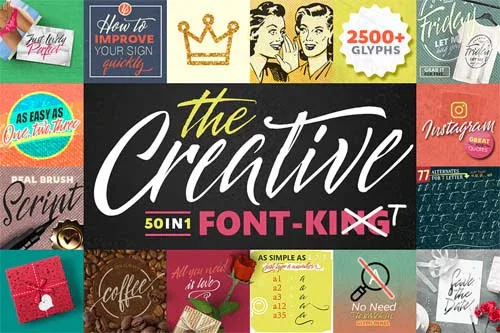 50 In 1 The Creative Font 50 In 1 The Creative Font