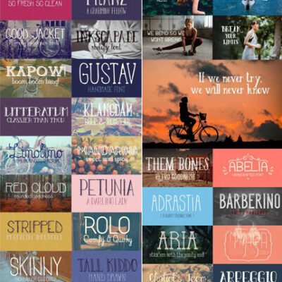 52 Sports Fonts Pack