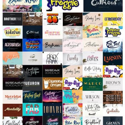 54 New Fonts Collection