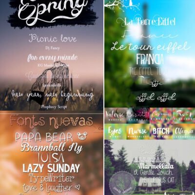 60 New Fonts Pack