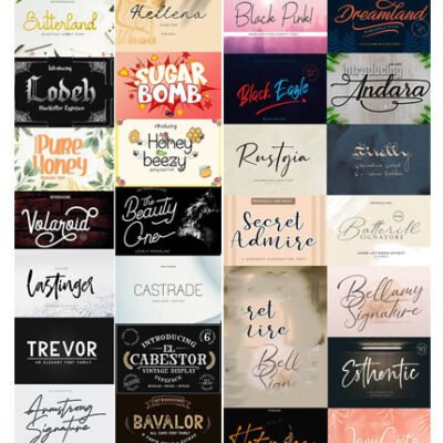 67 New Fonts Pack
