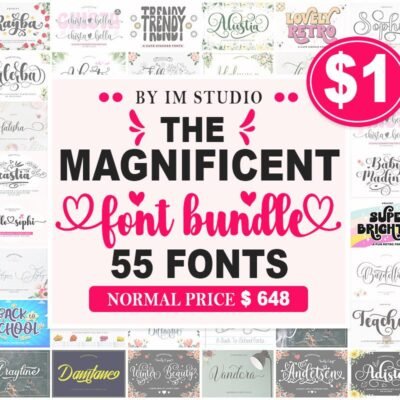 The Magnificent Font Bundle