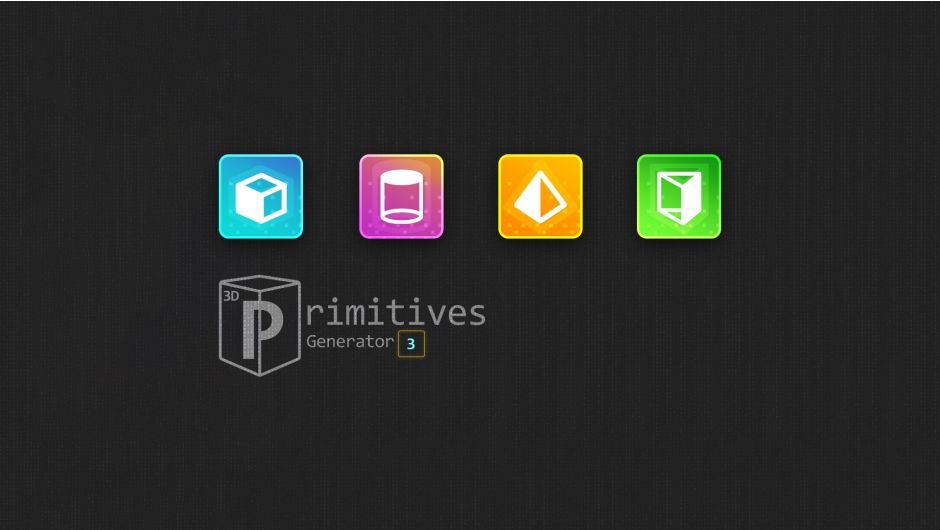 3D Primitives Generator 3 V3 3D Primitives Generator 3 V3