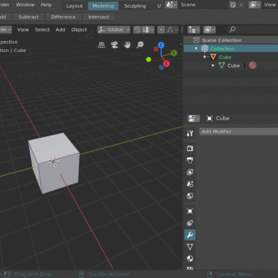 AddMirrorObject for Blender