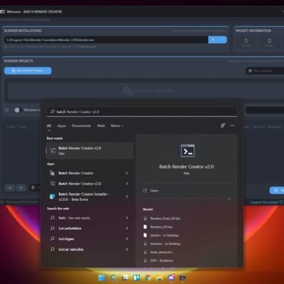 Batch Render Creator for Blender