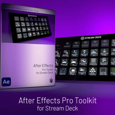 SideshowFx After Effects Pro Toolkit Stream-Deck Plus