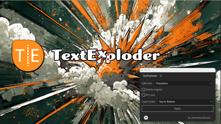 TextExploder for After Effects | visualstorms