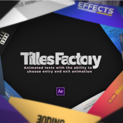 Titles Factory for After Effects