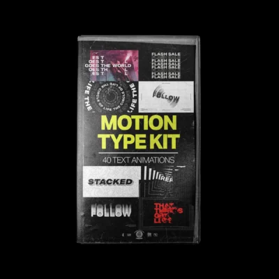 Tropic Colour Motion Type Kit for Adobe After Effects