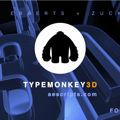 TypeMonkey3D for After Effects