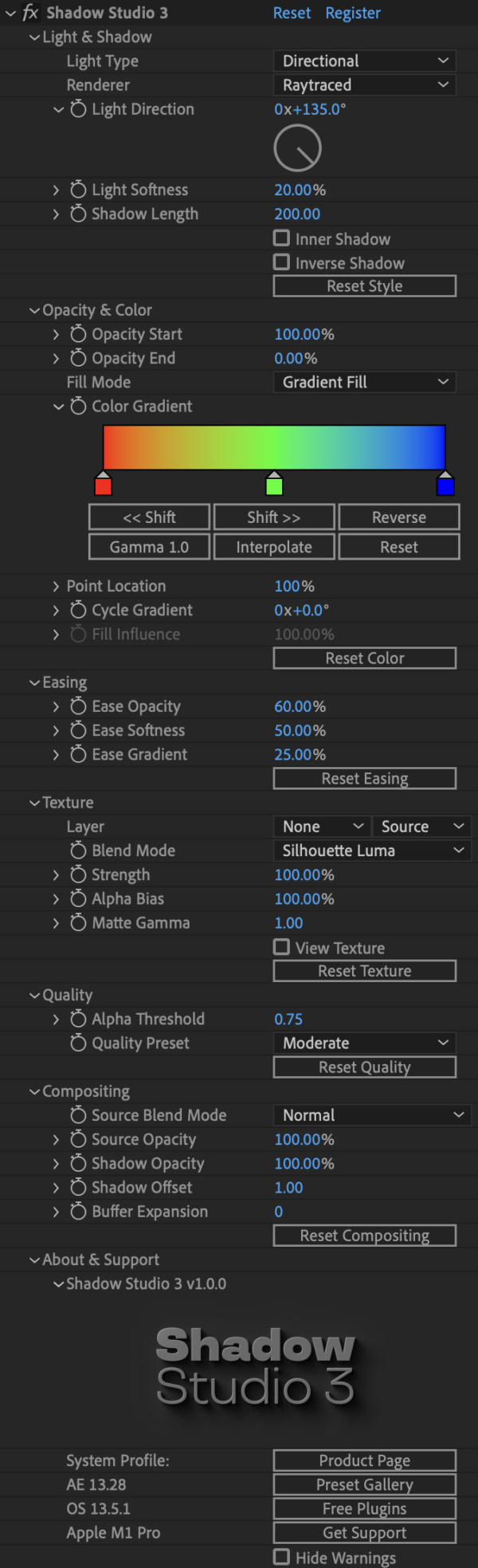 Shadow Studio 3 for After Effects | visualstorms