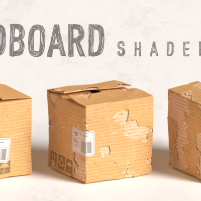 Cardboard Shader for Blender