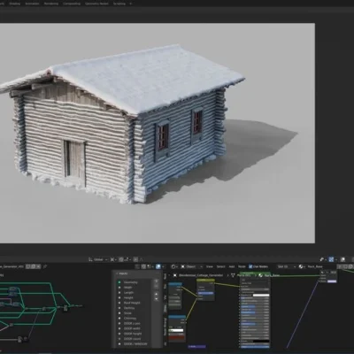Cottage Generator Addon for Blender