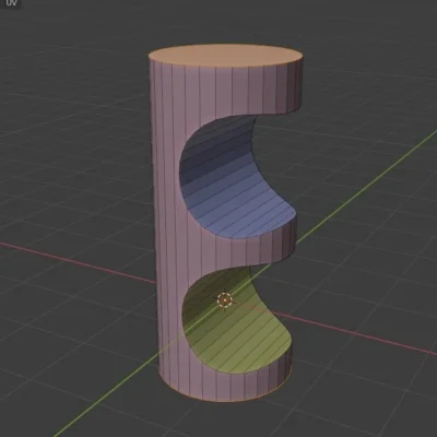 Curve Face Color for Blender