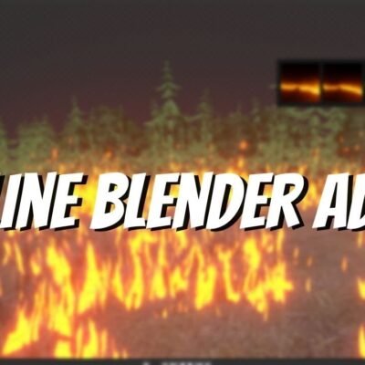 Fire Line Blender Addon for Blender