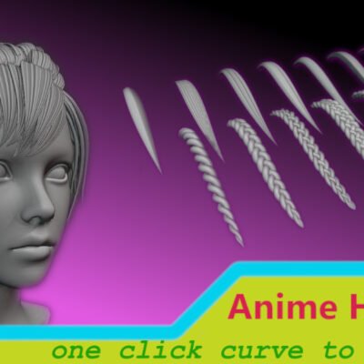 Anime Hair Maker for Blender