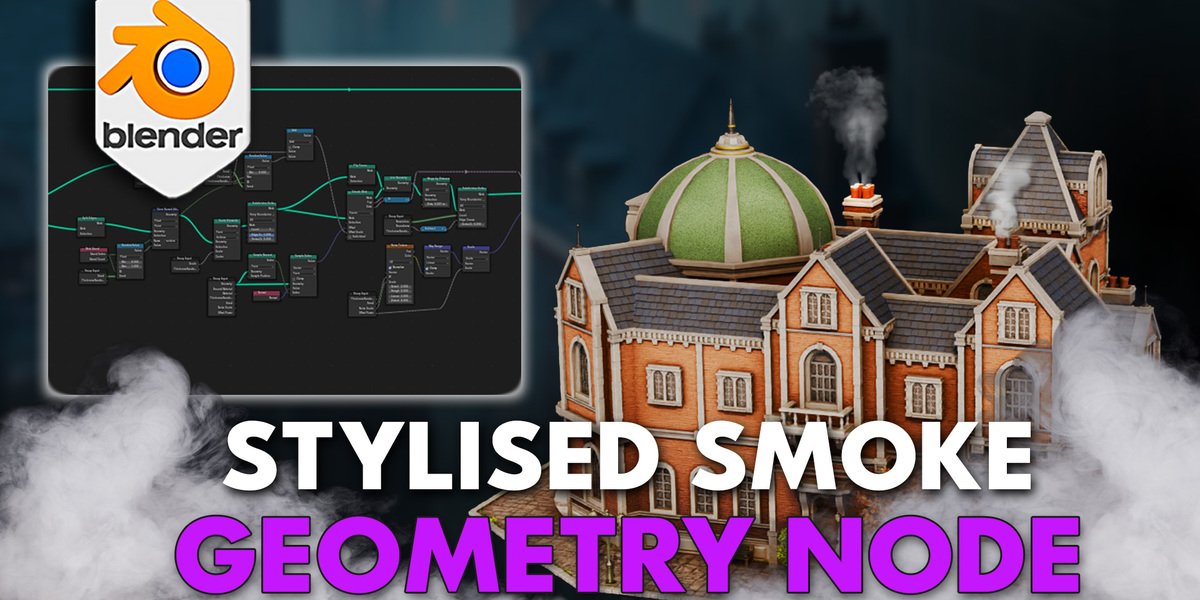 Blender 4 3DT Smoke Generator Geometry Node Blender 4 3DT Smoke Generator Geometry Node
