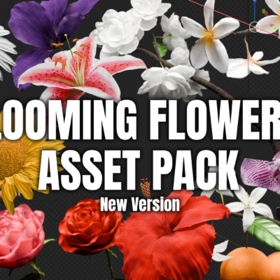 Blooming Flowers for Blender