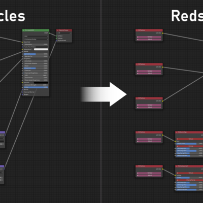 Cycles to Redshift PBR Material Converter for Blender