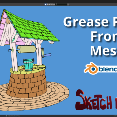 Grease Pencil From Mesh Pro for Blender