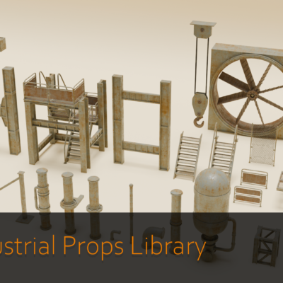 Industrial Props Library for Blender