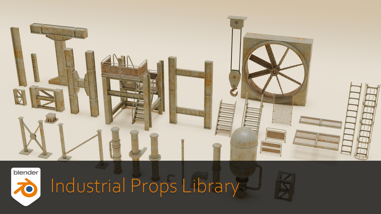 Industrial Props Library for Blender Industrial Props Library for Blender