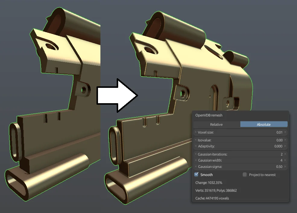 OpenVDB Remesh for Blender OpenVDB Remesh for Blender