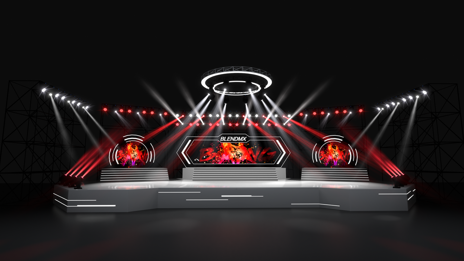 Stage Lighting Kit for Blender Stage Lighting Kit for Blender