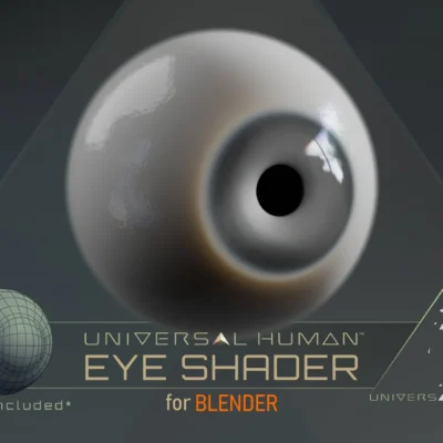 Universal Human Eye Shader for Blender