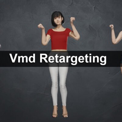 Vmd Retargeting for Blender