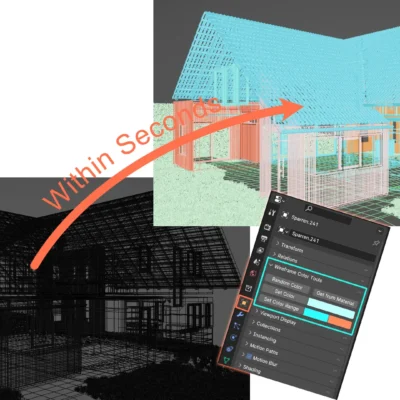 Wireframe Color Tools for Blender