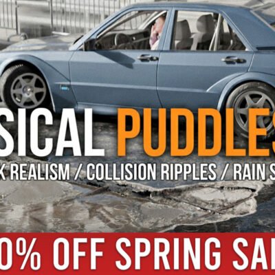 One Click Puddle Pro for Blender