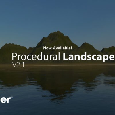 Procedural landscape for Blender